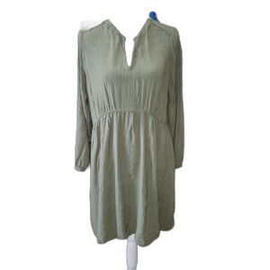 OLD NAVY Womens Large Army Green Lined BOHO Dress. Gently Used, Great Condition!